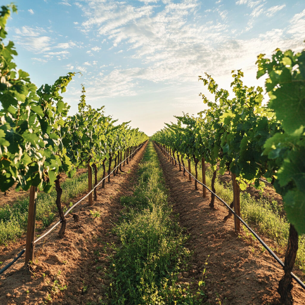 La croissance de la vigne